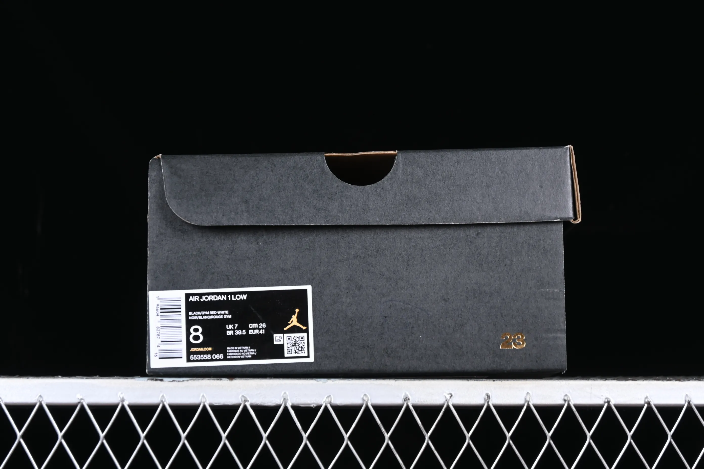 All categories Air Jordan Jordan series basketball shoes Air Jordan 1 Low G version pure original Air Jordan 1 Low "Shattered Backboard" AJ1 Joe 1 new black and red low-top cultural casual sneakers 553558-066